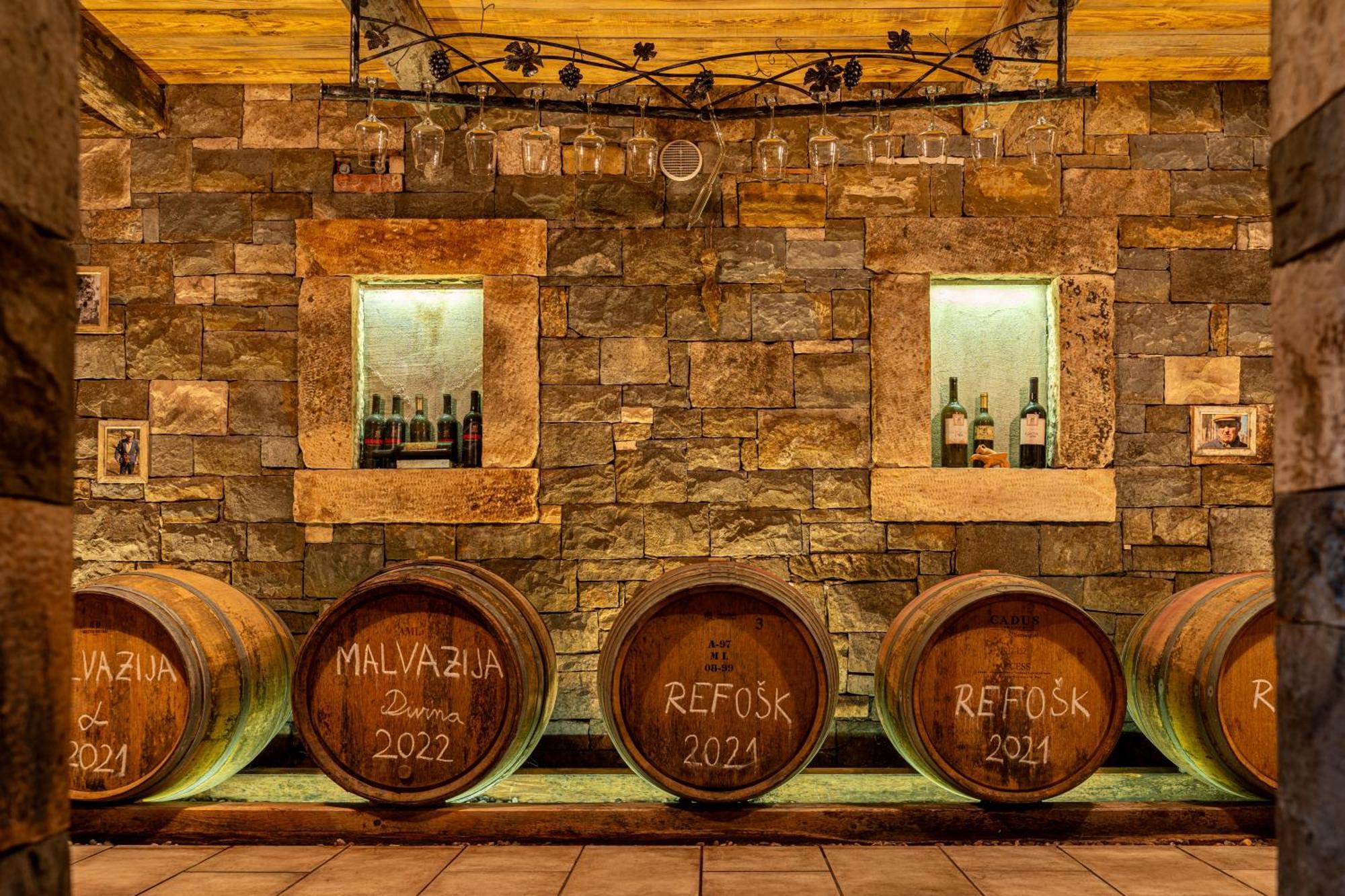 Wine House Rakar Pensionat Gračišče Eksteriør billede