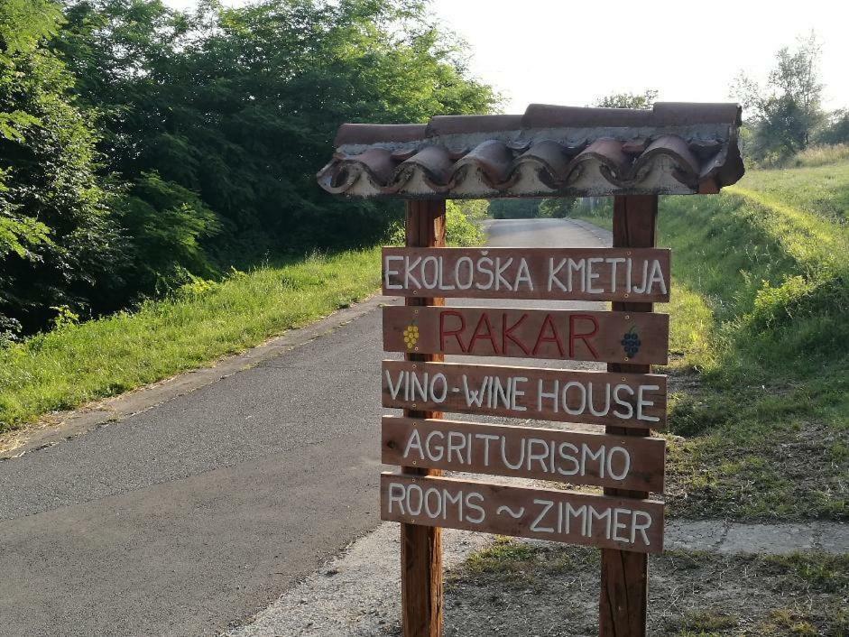 Wine House Rakar Pensionat Gračišče Eksteriør billede